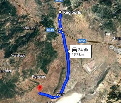 ISPARTA KEÇİBORLU SENİR MAH. 725M² TARLA SATILIKTIR - ISPARTA KEÇİBORLU fotoğraf 6